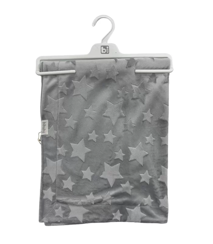 Bibaby Jacquard Star 82x90 Battaniye 64726 Grey