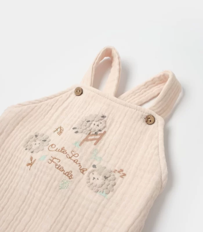 Bibaby Lamb Friends Salopet Tulum 60767 Bej