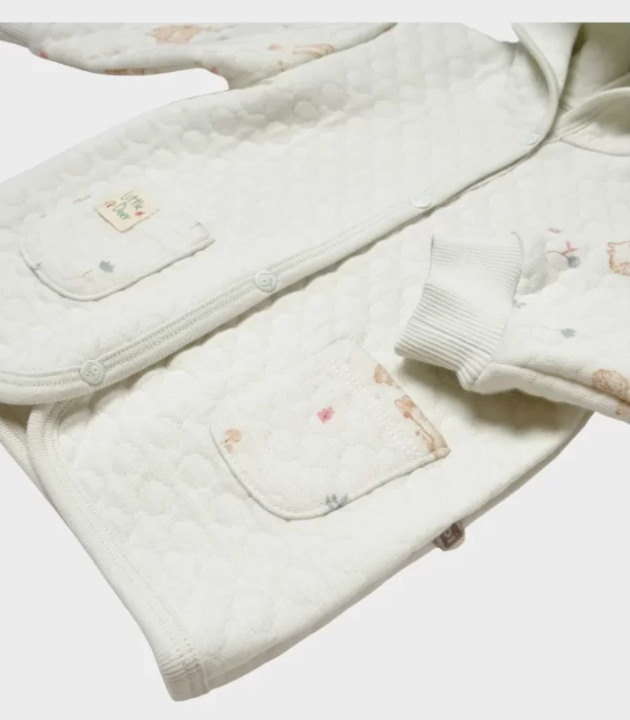 Bibaby Little Deer Bebek Hırka 61513 Mint