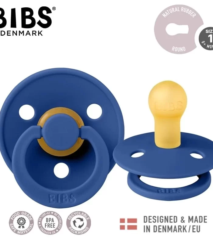 Bibs Colour Kauçuk Emzik 0-6 Ay Cornflower