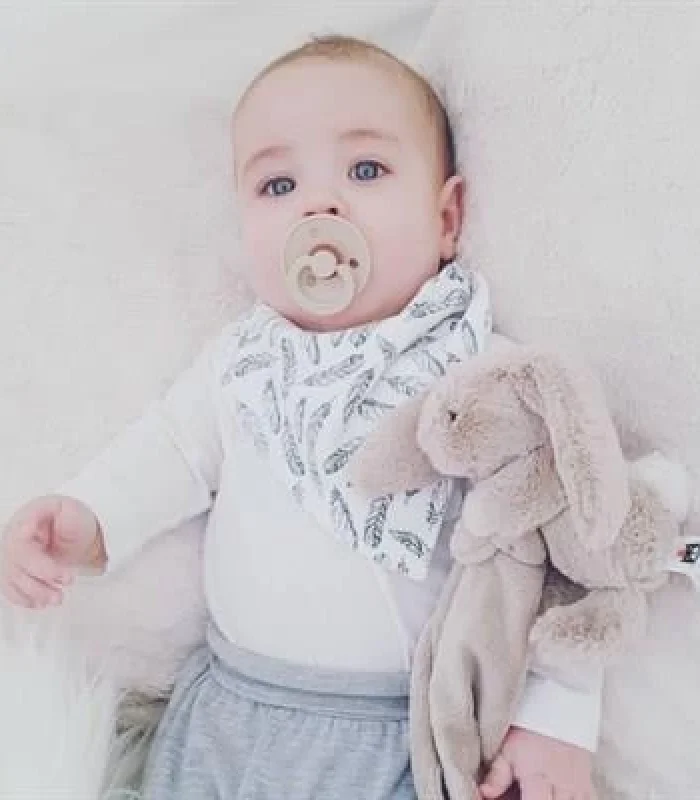 Bibs Colour Kauçuk Emzik 0-6 Ay Ivory