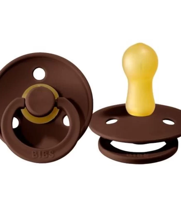 Bibs Colour Kauçuk Emzik 0-6 Ay Mocha