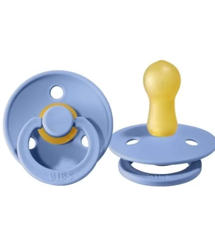 Bibs Colour Kauçuk Emzik 0-6 Ay Sky Blue