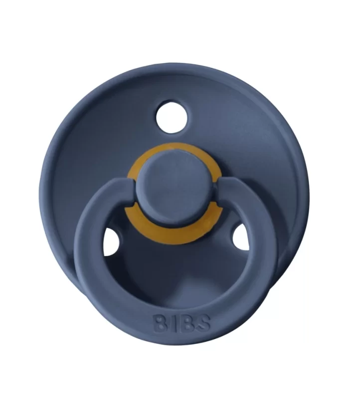 Bibs Colour Kauçuk Emzik 0-6 Ay Steel Blue