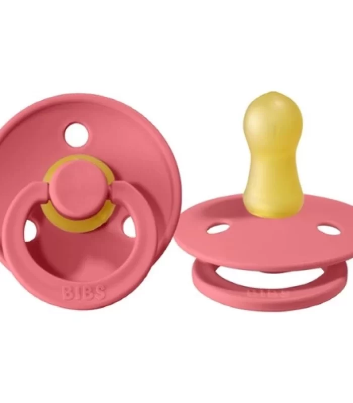 Bibs Colour Kauçuk Emzik 6-18 Ay Coral