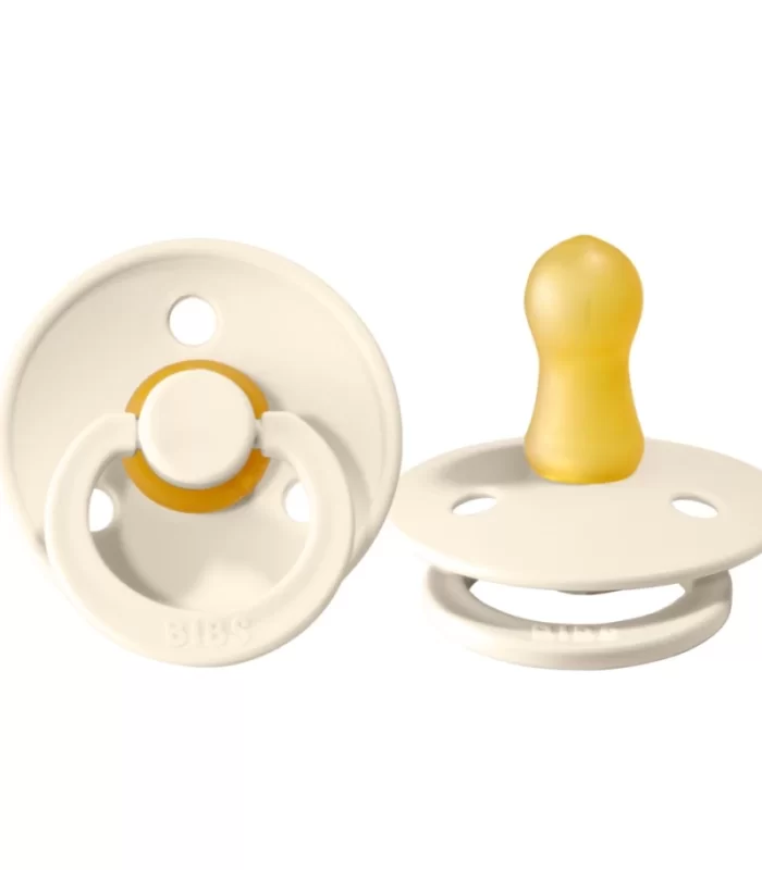 Bibs Colour Kauçuk Emzik 6-18 Ay Ivory