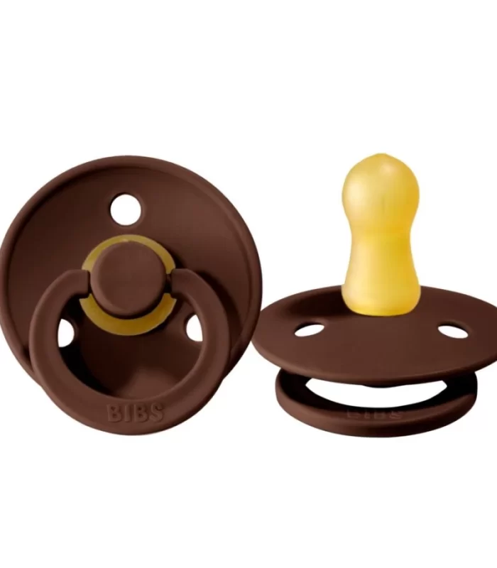 Bibs Colour Kauçuk Emzik 6-18 Ay Mocha