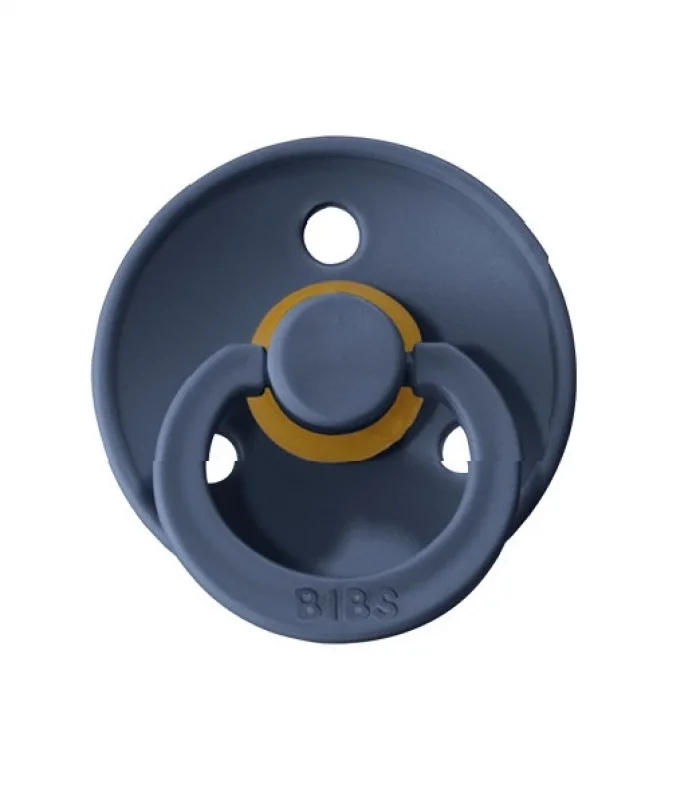 Bibs Colour Kauçuk Emzik 6-18 Ay Steel Blue