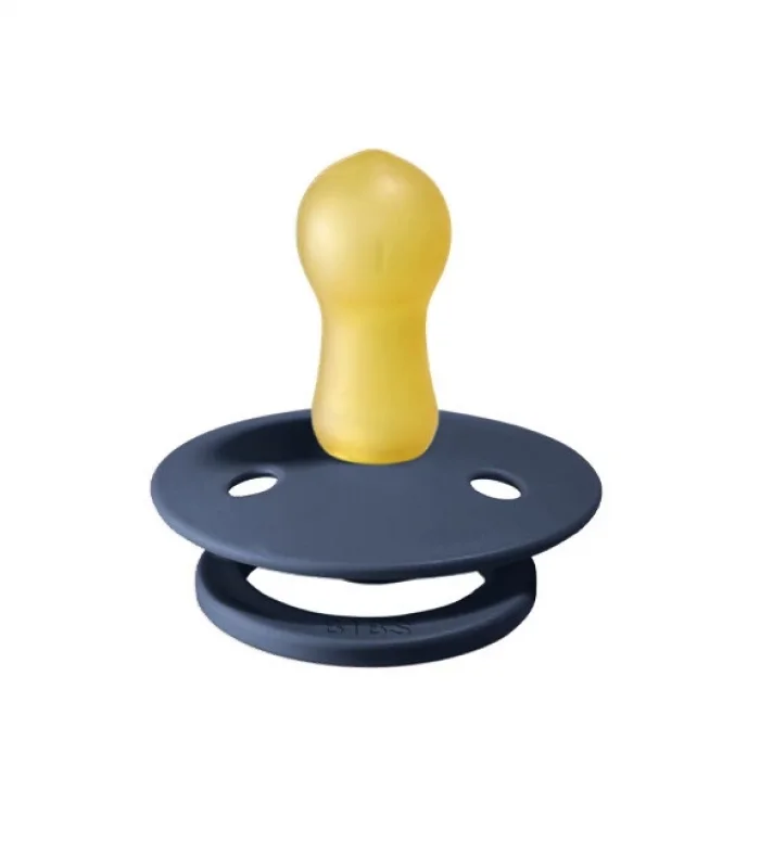 Bibs Colour Kauçuk Emzik 6-18 Ay Steel Blue