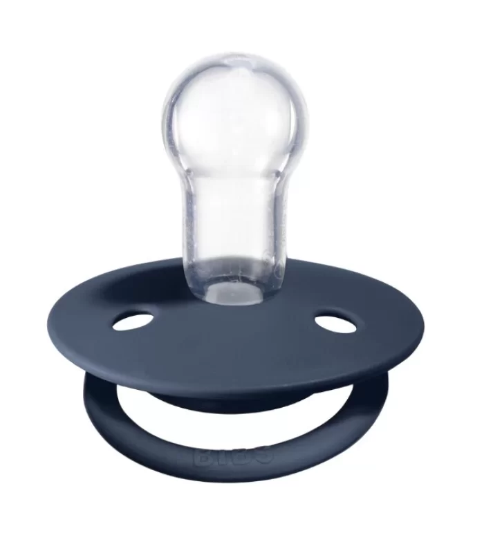 Bibs De Lux Silikon Emzik 0-36 Ay Steel Blue