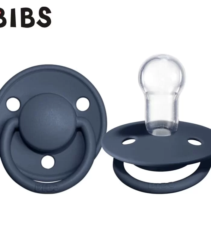 Bibs De Lux Silikon Emzik 0-36 Ay Steel Blue