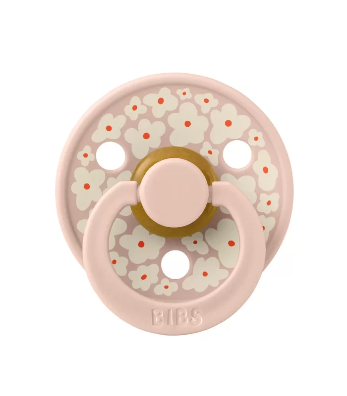 Bibs Studio Colour Jasmine Field Kauçuk Emzik 6-12 Ay Blush