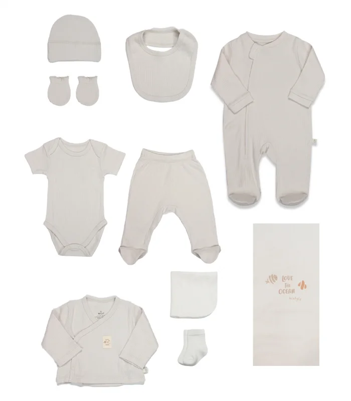 Bistyle 10lu Hastane Çıkışı Modal The Ocean 11116 Bej