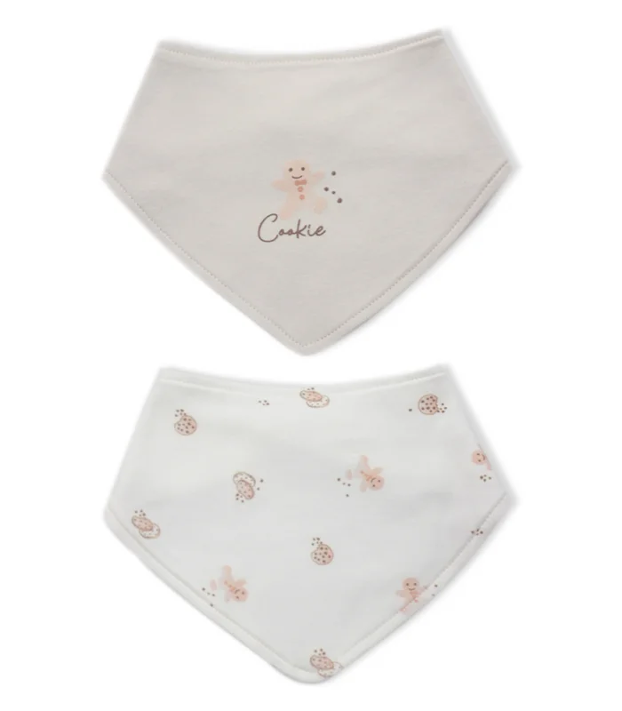 Bistyle 2li Fular Cookies Make Happy 60121 Ekru