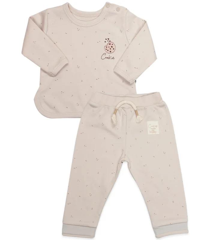 Bistyle 2li Takım Cookies Make Happy 14110 Ekru