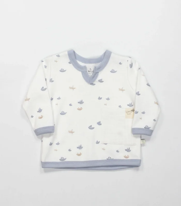 Bistyle 2li Takım Little Boats 14127 Ekru