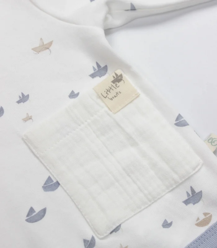 Bistyle 2li Takım Little Boats 14127 Ekru