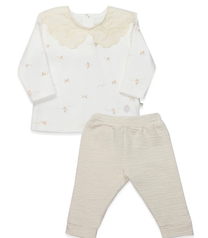 Bistyle 2li Takım Love You Smile 14123 Ekru