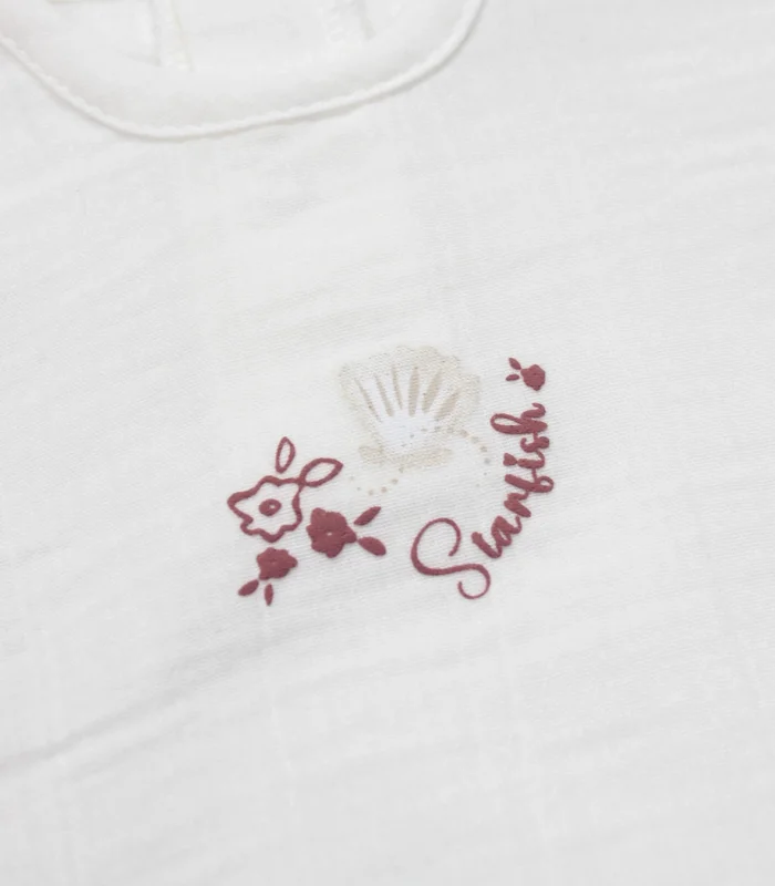 Bistyle 2li Takım Şort Müslin Starfish Wishes 14124 Pembe