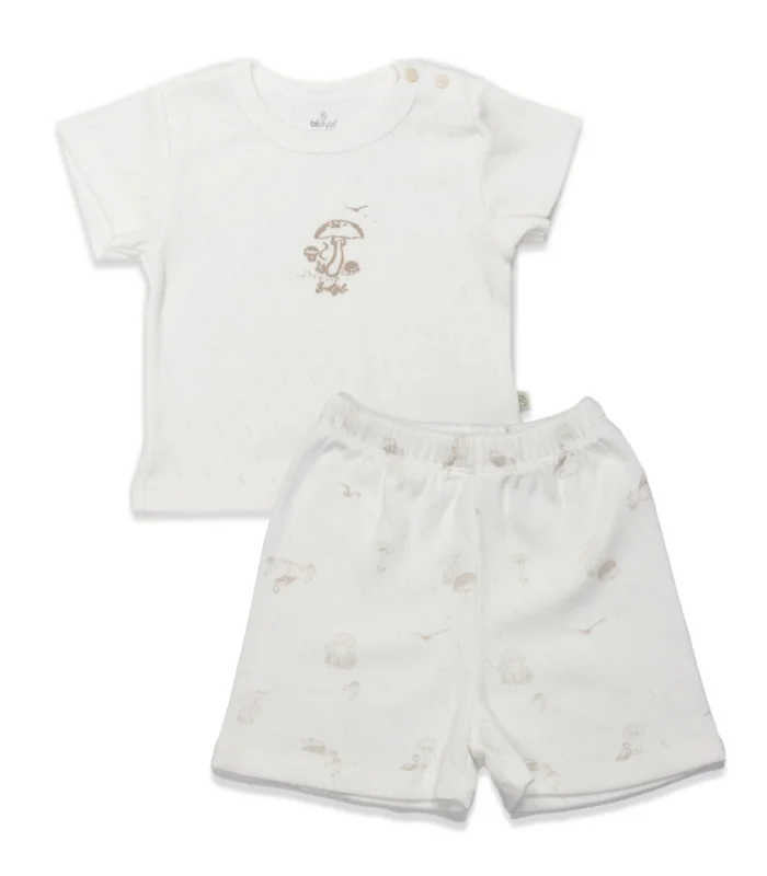 Bistyle 2li Takım Şortlu My Favorite Zoo 14150 Ekru