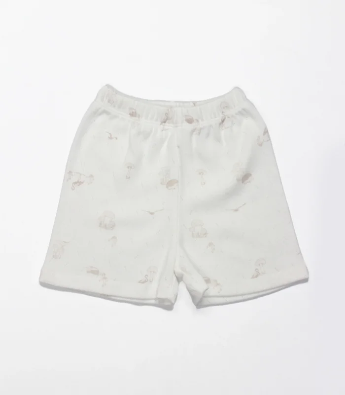 Bistyle 2li Takım Şortlu My Favorite Zoo 14150 Ekru