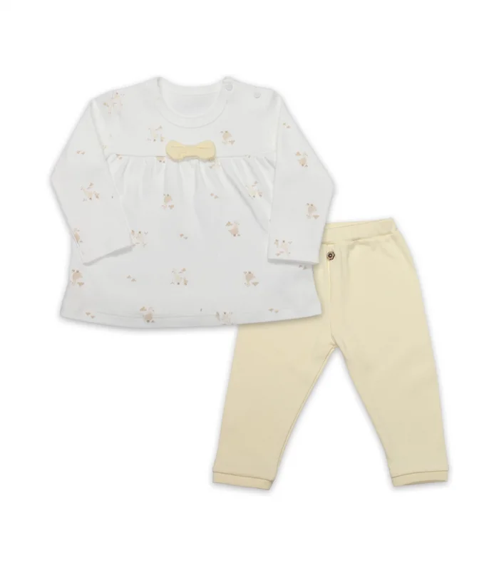 Bistyle 2li Takım Welcome Baby Duck 14104 Sarı