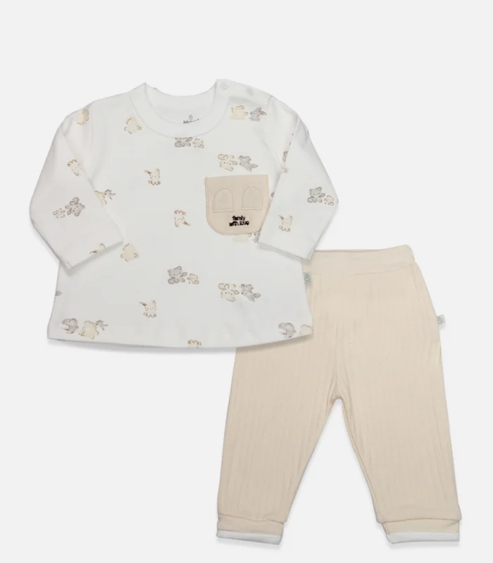 Bistyle 2li Takım With You Family 14121 Bej