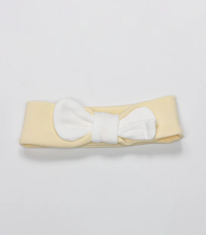Bistyle 3lü Zıbın Takım Welcome Baby Duck 13104 Sarı-ekru