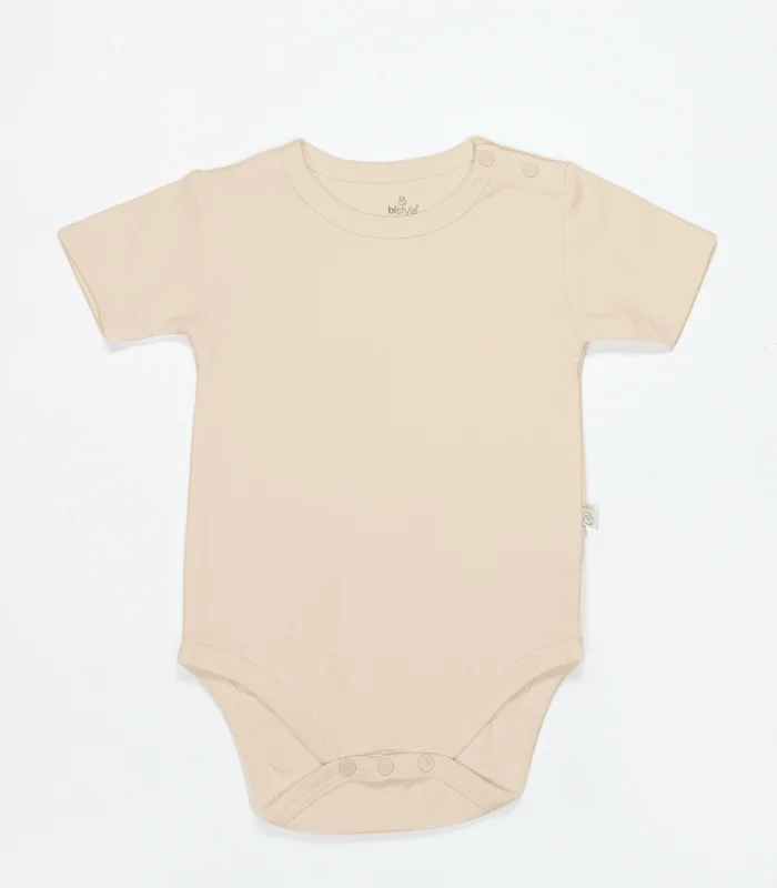 Bistyle 3lü Body Yarım Kol Travel Clasic Kutulu 17162 Ekru