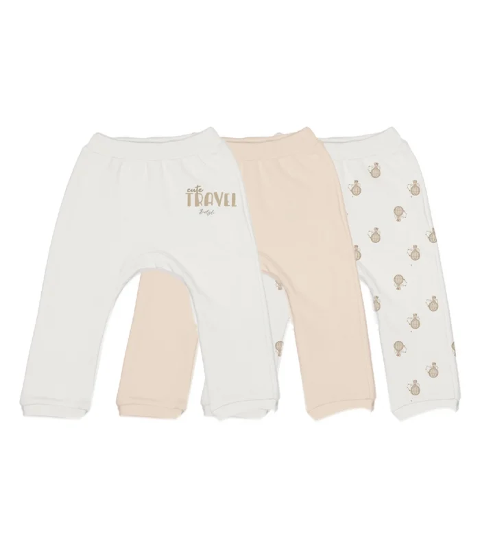 Bistyle 3lü Patiksiz Alt Travel Clasic Kutulu 16185 Ekru