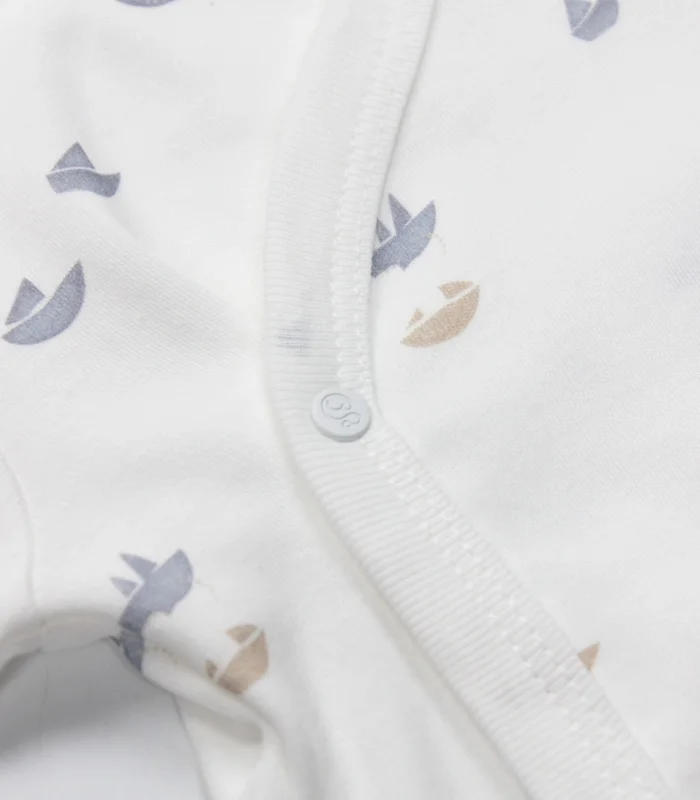 Bistyle 3lü Zıbın Takım Little Boats 13125 Ekru