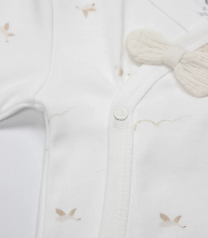 Bistyle 3lü Zıbın Takım Love You Smile 13123 Ekru