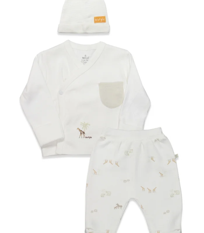 Bistyle 3lü Zıbın Takım Safari Forewer 13128 Yeşil