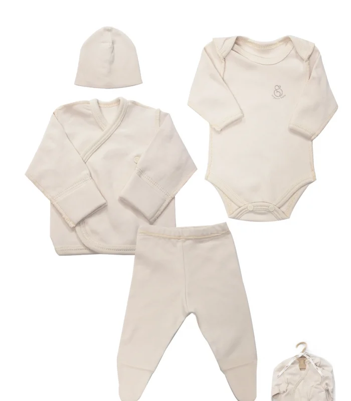 Bistyle 4lü Prematüre Hastane Çıkışı Hello Family 23101 Bej