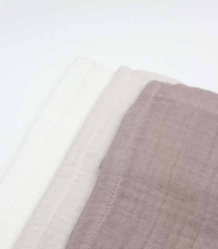 Bistyle 6lı Müslin Mendil 20x20 Cm 90106 Taş Ekru Antrasit