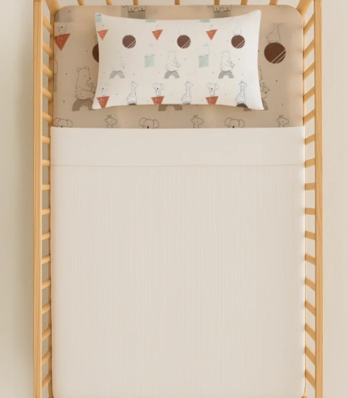 Bistyle Animals Pike Takımı 100x150 80127 Bej