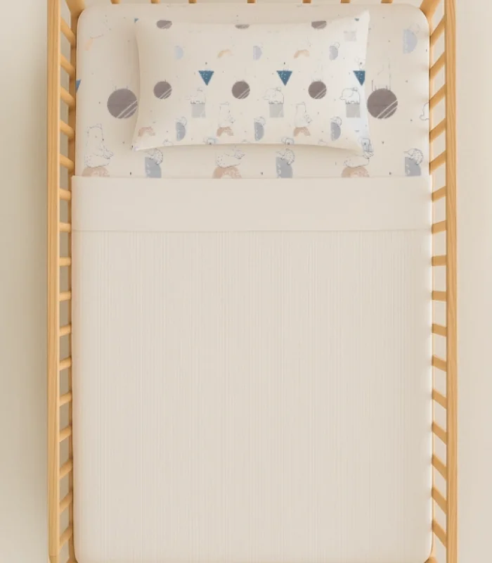 Bistyle Animals Pike Takımı 100x150 80127 Bej