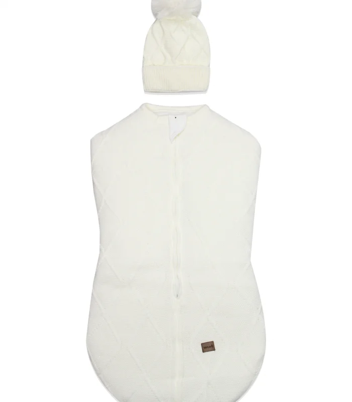 Bistyle Baby İn Swadding Triko Kundak 75108 Ekru
