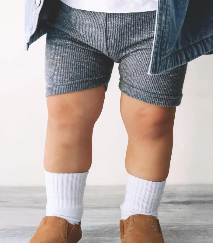 Bistyle Basic Kaymaz Penye Soket Çorap 3lü Bs10107 Pudra Ekru Somon