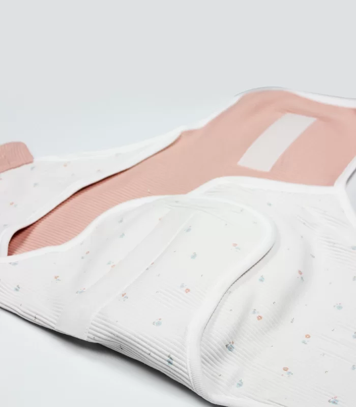 Bistyle Bloom White Organik Bel Destekli Kundak 75103 Ekru Gül Kurusu