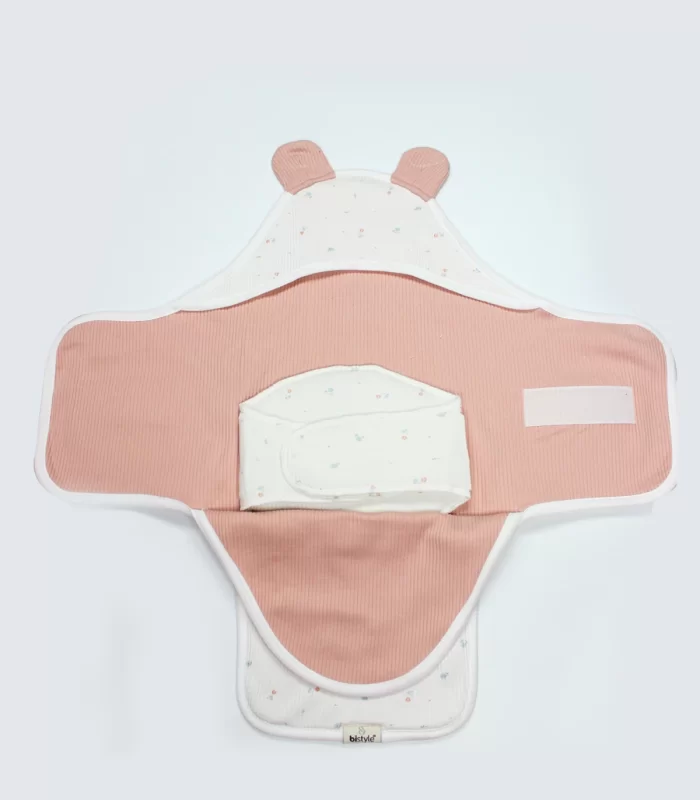 Bistyle Bloom White Organik Bel Destekli Kundak 75103 Ekru Gül Kurusu