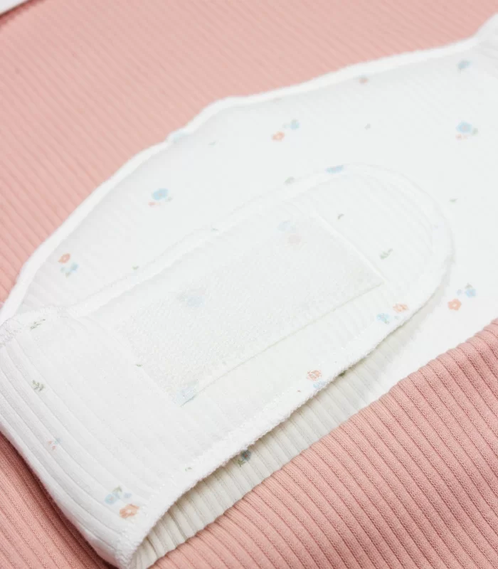 Bistyle Bloom White Organik Bel Destekli Kundak 75103 Ekru Gül Kurusu