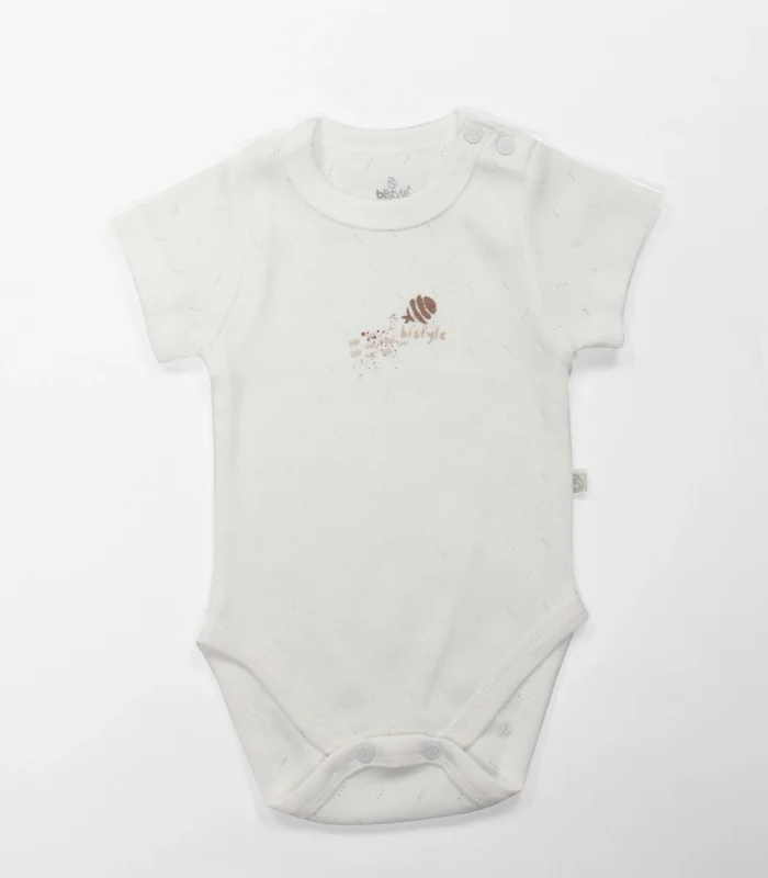 Bistyle Body Yarım Kol Ocean And Starfish 17182 Ekru