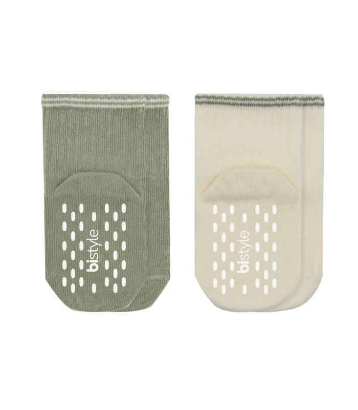 Bistyle Çemberli Basic Penye Kaymaz Soket Çorap 2li 10146 Nil