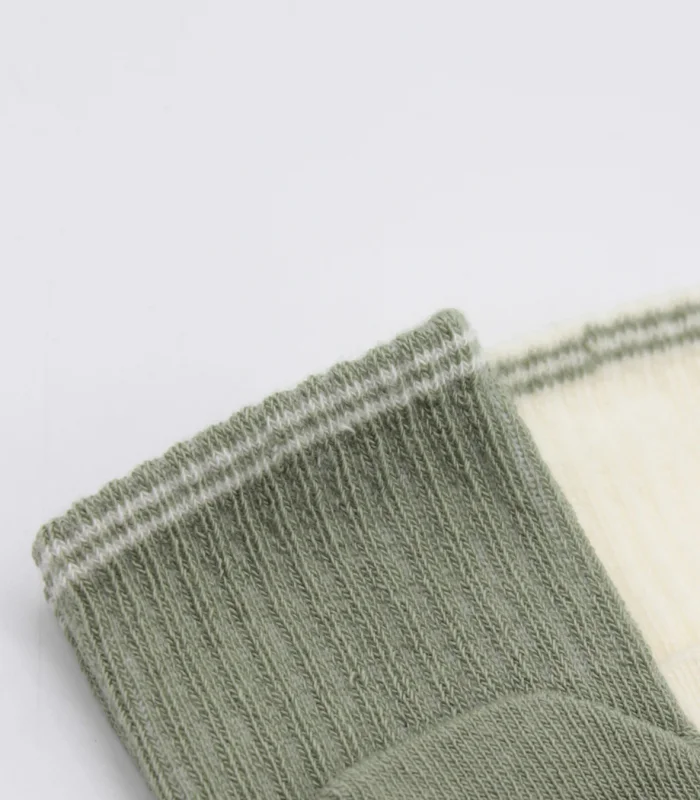 Bistyle Çemberli Basic Penye Kaymaz Soket Çorap 2li 10146 Nil