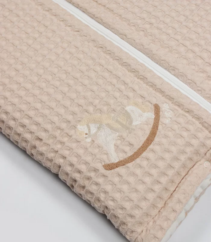 Bistyle Fermuarlı Natural Life Pike Battaniye Boy 70114 Bej
