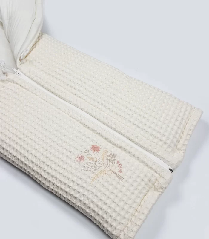 Bistyle Fermuarlı Natural Life Pike Battaniye Girl 70113 Ekru