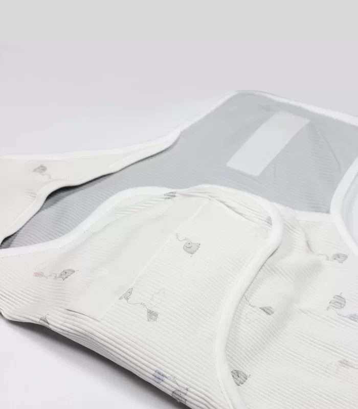 Bistyle Flying Elephant Organik Bel Destekli Kundak 75102 Ekru Gri