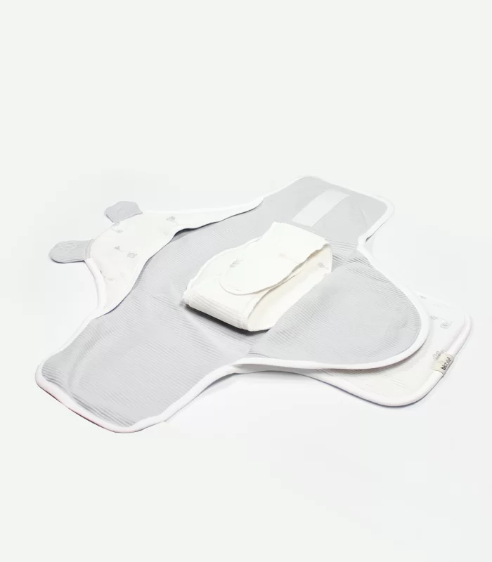 Bistyle Flying Elephant Organik Bel Destekli Kundak 75102 Ekru Gri
