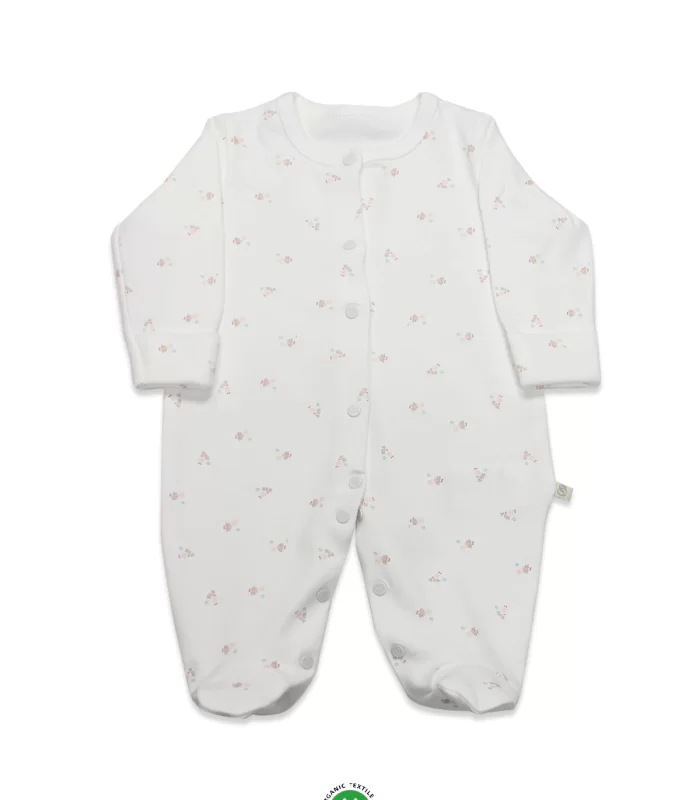 Bistyle Grow İn Love Bebe Tulum 15103 Pembe Ekru